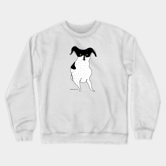 Rat terrier : Crewneck Sweatshirt by Annie Pom Freitag